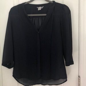 H&M Navy Blouse